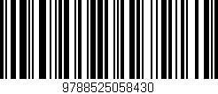 Código de barras (EAN, GTIN, SKU, ISBN): '9788525058430'