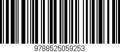 Código de barras (EAN, GTIN, SKU, ISBN): '9788525059253'