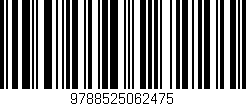 Código de barras (EAN, GTIN, SKU, ISBN): '9788525062475'