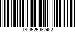 Código de barras (EAN, GTIN, SKU, ISBN): '9788525062482'