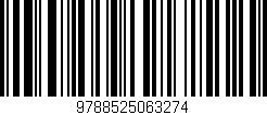 Código de barras (EAN, GTIN, SKU, ISBN): '9788525063274'