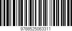 Código de barras (EAN, GTIN, SKU, ISBN): '9788525063311'