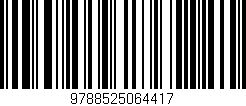 Código de barras (EAN, GTIN, SKU, ISBN): '9788525064417'