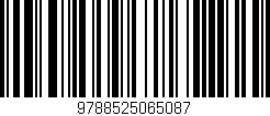 Código de barras (EAN, GTIN, SKU, ISBN): '9788525065087'