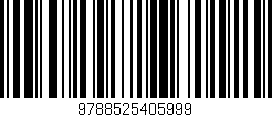 Código de barras (EAN, GTIN, SKU, ISBN): '9788525405999'