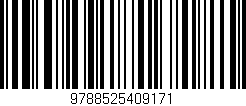 Código de barras (EAN, GTIN, SKU, ISBN): '9788525409171'