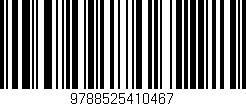 Código de barras (EAN, GTIN, SKU, ISBN): '9788525410467'