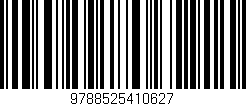 Código de barras (EAN, GTIN, SKU, ISBN): '9788525410627'