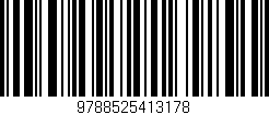 Código de barras (EAN, GTIN, SKU, ISBN): '9788525413178'