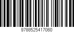 Código de barras (EAN, GTIN, SKU, ISBN): '9788525417060'