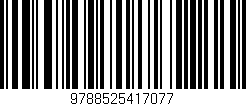 Código de barras (EAN, GTIN, SKU, ISBN): '9788525417077'