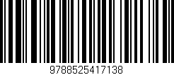 Código de barras (EAN, GTIN, SKU, ISBN): '9788525417138'