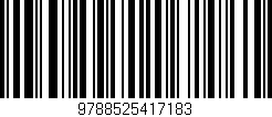 Código de barras (EAN, GTIN, SKU, ISBN): '9788525417183'