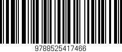Código de barras (EAN, GTIN, SKU, ISBN): '9788525417466'
