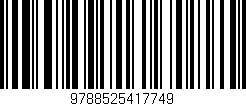 Código de barras (EAN, GTIN, SKU, ISBN): '9788525417749'