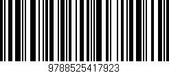 Código de barras (EAN, GTIN, SKU, ISBN): '9788525417923'