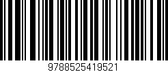 Código de barras (EAN, GTIN, SKU, ISBN): '9788525419521'