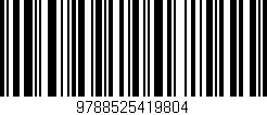 Código de barras (EAN, GTIN, SKU, ISBN): '9788525419804'