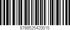 Código de barras (EAN, GTIN, SKU, ISBN): '9788525420015'