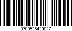 Código de barras (EAN, GTIN, SKU, ISBN): '9788525420077'