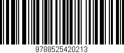 Código de barras (EAN, GTIN, SKU, ISBN): '9788525420213'
