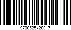 Código de barras (EAN, GTIN, SKU, ISBN): '9788525420817'