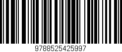Código de barras (EAN, GTIN, SKU, ISBN): '9788525425997'