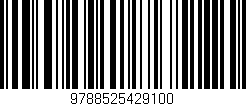 Código de barras (EAN, GTIN, SKU, ISBN): '9788525429100'