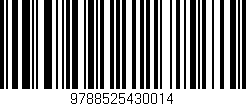 Código de barras (EAN, GTIN, SKU, ISBN): '9788525430014'