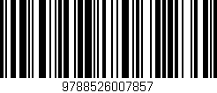 Código de barras (EAN, GTIN, SKU, ISBN): '9788526007857'