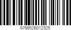 Código de barras (EAN, GTIN, SKU, ISBN): '9788526012325'