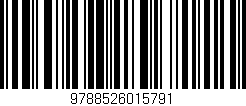 Código de barras (EAN, GTIN, SKU, ISBN): '9788526015791'