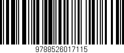 Código de barras (EAN, GTIN, SKU, ISBN): '9788526017115'