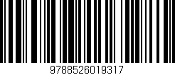 Código de barras (EAN, GTIN, SKU, ISBN): '9788526019317'