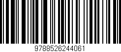 Código de barras (EAN, GTIN, SKU, ISBN): '9788526244061'