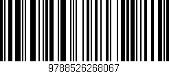 Código de barras (EAN, GTIN, SKU, ISBN): '9788526268067'