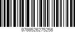 Código de barras (EAN, GTIN, SKU, ISBN): '9788526275256'