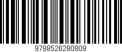 Código de barras (EAN, GTIN, SKU, ISBN): '9788526280809'