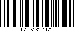 Código de barras (EAN, GTIN, SKU, ISBN): '9788526281172'