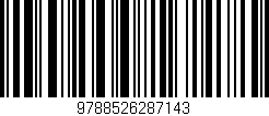 Código de barras (EAN, GTIN, SKU, ISBN): '9788526287143'
