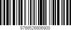 Código de barras (EAN, GTIN, SKU, ISBN): '9788526806900'