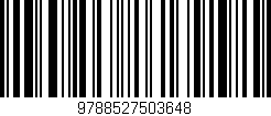 Código de barras (EAN, GTIN, SKU, ISBN): '9788527503648'
