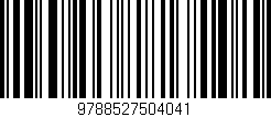 Código de barras (EAN, GTIN, SKU, ISBN): '9788527504041'
