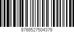 Código de barras (EAN, GTIN, SKU, ISBN): '9788527504379'
