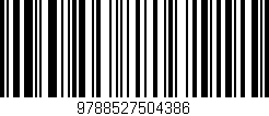 Código de barras (EAN, GTIN, SKU, ISBN): '9788527504386'