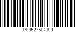 Código de barras (EAN, GTIN, SKU, ISBN): '9788527504393'