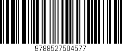 Código de barras (EAN, GTIN, SKU, ISBN): '9788527504577'