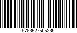 Código de barras (EAN, GTIN, SKU, ISBN): '9788527505369'