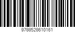 Código de barras (EAN, GTIN, SKU, ISBN): '9788528610161'