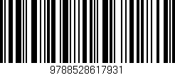Código de barras (EAN, GTIN, SKU, ISBN): '9788528617931'